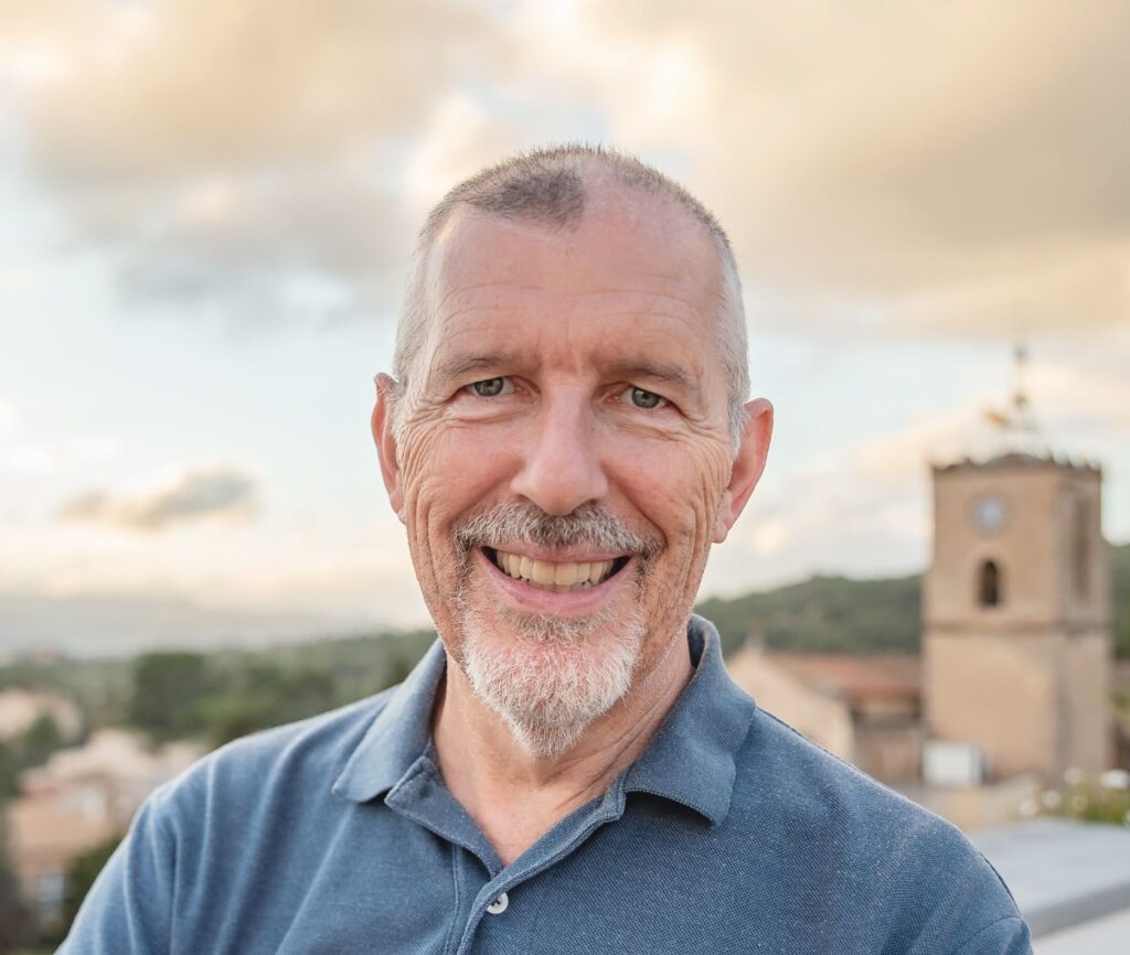 Foto del autor Chris Nash en Sant Just Desvern (Barcelona).
