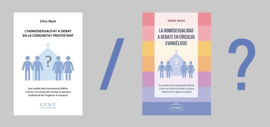 Portada de les dues edicions (en català i en castellà) amb un interrogant