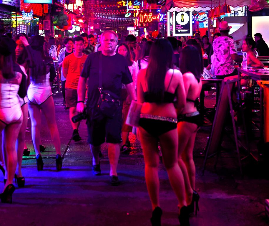 Una zona turística de prostitució en un país asiàtic