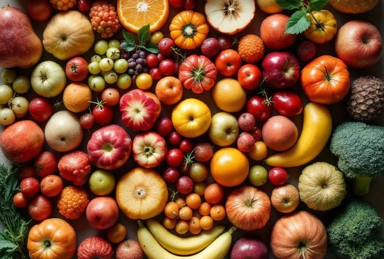 Fruites i verdures molt variades.